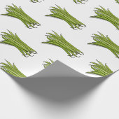 Afbeelding cartoon groene bonen cadeaupapier (Hoek)