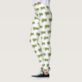 Afbeelding cartoon groene bonen leggings (Links)