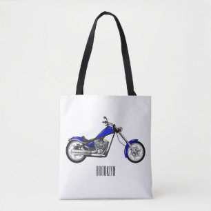 Afbeelding cartoon motorfiets draagtas