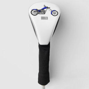 Afbeelding cartoon motorfiets golfheadcover