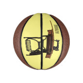 Afbeelding cartoon naaimachine basketbal (Verticaal)