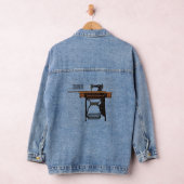 Afbeelding cartoon naaimachine denim jacket (Hangar)