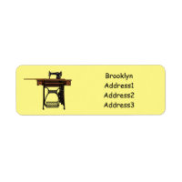 Afbeelding cartoon naaimachine