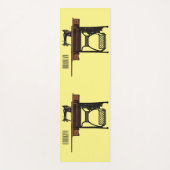 Afbeelding cartoon naaimachine yogamat (Voorkant)