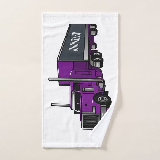 Afbeelding cartoon oplegger bad handdoek (Handdoek)