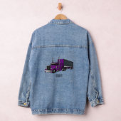 Afbeelding cartoon oplegger denim jacket (Hangar)