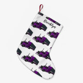 Afbeelding cartoon oplegger kleine kerstsok (Voorkant (Hangend))