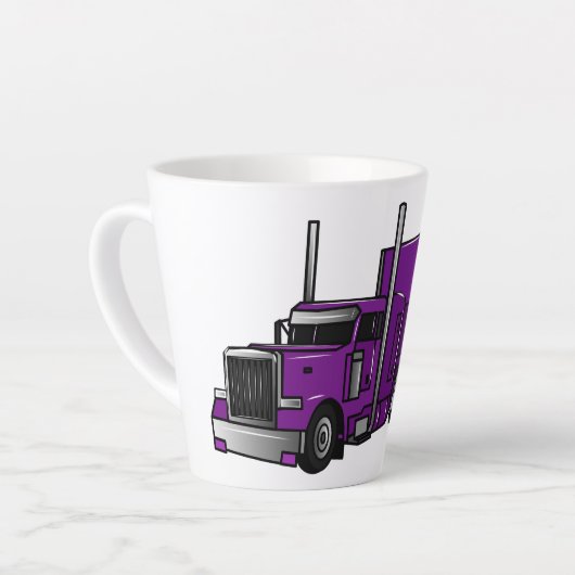 Afbeelding cartoon oplegger latte mok (Linkerhoek)