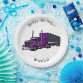 Afbeelding cartoon oplegger papieren bordje (Feest)