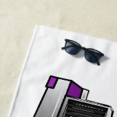 Afbeelding cartoon oplegger strandlaken (In situ)