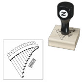 Afbeelding cartoon panpanningflut/panbuizen 	rubberstempel (Gestempeld)