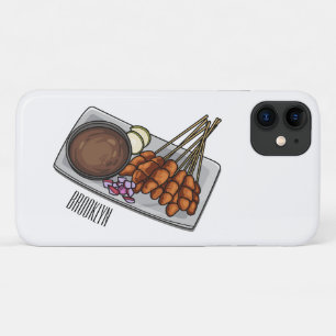 Afbeelding cartoon satay iPhone 11 hoesje