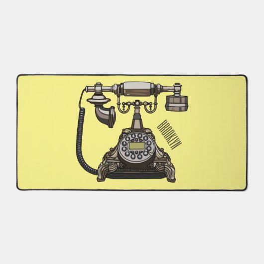 Afbeelding cartoon telefoon bureaumat (Voorkant)