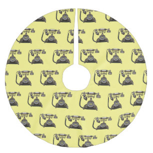 Afbeelding cartoon telefoon kerstboom rok