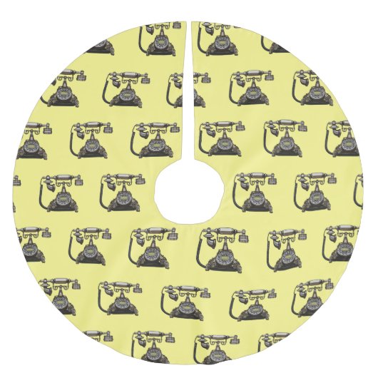 Afbeelding cartoon telefoon kerstboom rok (Voorkant)