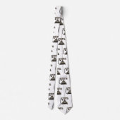 Afbeelding cartoon telefoon stropdas (Achterkant)