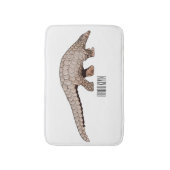 Afbeelding cartoon van pangoline badmat (Voorkant Verticaal)