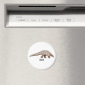 Afbeelding cartoon van pangoline magneet (Insitu (Vaatwasser))