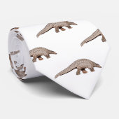 Afbeelding cartoon van pangoline stropdas (Opgerold)