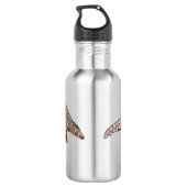 Afbeelding cartoon van pangoline waterfles  (Achterkant)