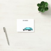 Afbeelding cartoon vuilniswagen post-it® notes (Kantoor)