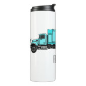 Afbeelding cartoon vuilniswagen thermosbeker (Gedraaid links)