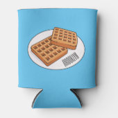 Afbeelding cartoon Wafel Blikjeskoeler (Voorkant)