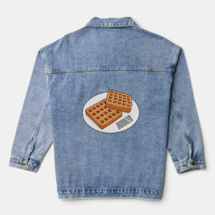 Afbeelding cartoon Wafel Denim Jacket