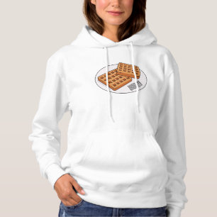 Afbeelding cartoon Wafel Hoodie
