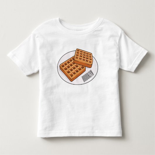 Afbeelding cartoon Wafel Kinder Shirts (Voorkant)