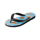 Afbeelding cartoon Wafel Kinder Teenslippers (Schuin)