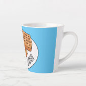 Afbeelding cartoon Wafel Latte Mok (Rechts)