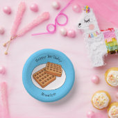 Afbeelding cartoon Wafel Papieren Kommen (Feest)