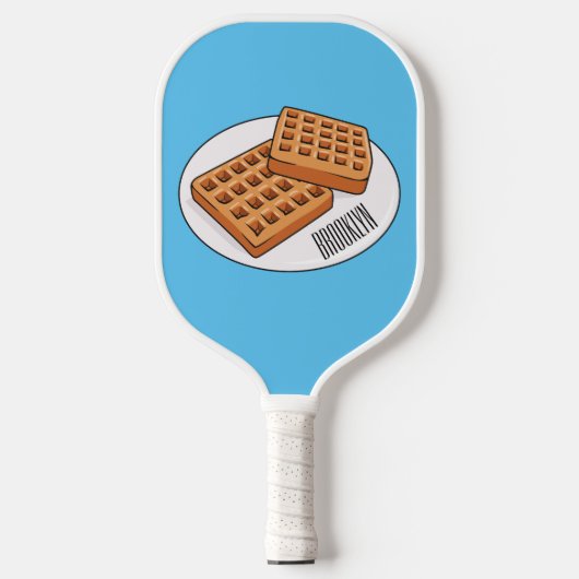 Afbeelding cartoon Wafel Pickleball Paddle (Voorkant)