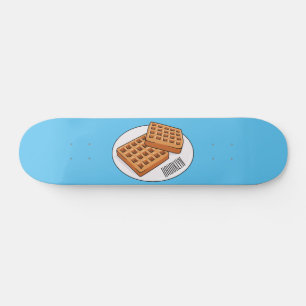 Afbeelding cartoon Wafel Skateboard