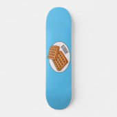 Afbeelding cartoon Wafel Skateboard (Voorkant)
