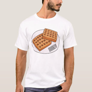 Afbeelding cartoon Wafel T-shirt