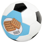 Afbeelding cartoon Wafel Voetbal (Drie kwart)