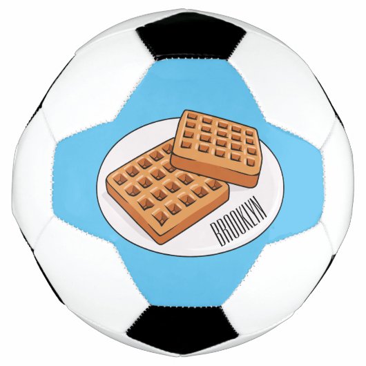 Afbeelding cartoon Wafel Voetbal (Voorkant)
