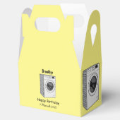 Afbeelding cartoon wasmachine bedankdoosjes (Geopend)