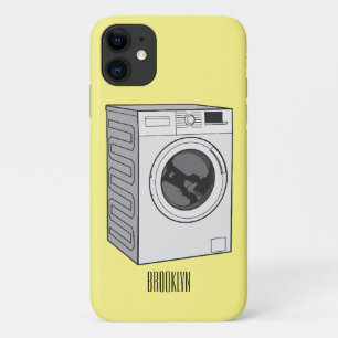 Afbeelding cartoon wasmachine iPhone 11 hoesje