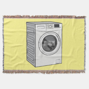 Afbeelding cartoon wasmachine deken
