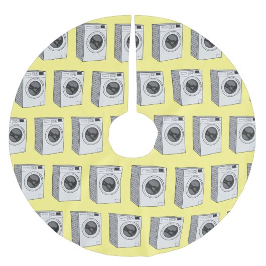 Afbeelding cartoon wasmachine kerstboom rok (Voorkant)