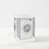 Afbeelding cartoon wasmachine matglas koffiemok (Center)