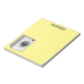 Afbeelding cartoon wasmachine notitieblok (Gedraaid)