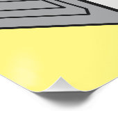 Afbeelding cartoon wasmachine perfect poster (Hoek)