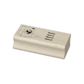 Afbeelding cartoon wasmachine rubberstempel (Stempel)