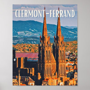 Afbeelding Clermont-Ferrand Photo Vintage Poster