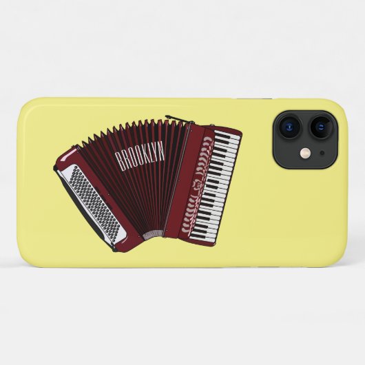 Afbeelding cordion cartoon Case-Mate iPhone case (Achterkant (horizontaal))