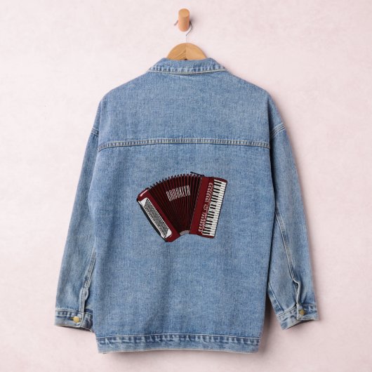 Afbeelding cordion cartoon denim jacket (Hangar)
